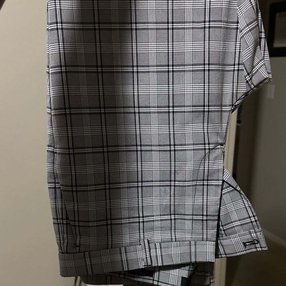 H&M Black and White Checkered Shirt
